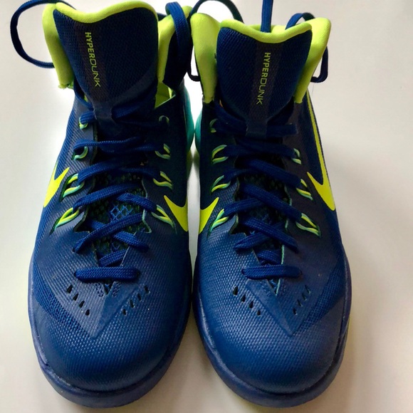 Nike Royal Hyperdunk Lunarlon Sneakers - Picture 3 of 6